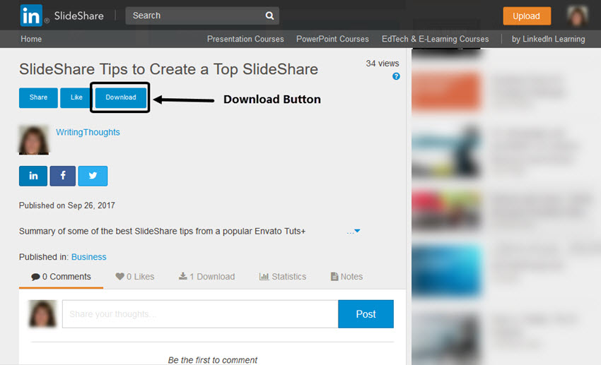Slideshare ppt free download
